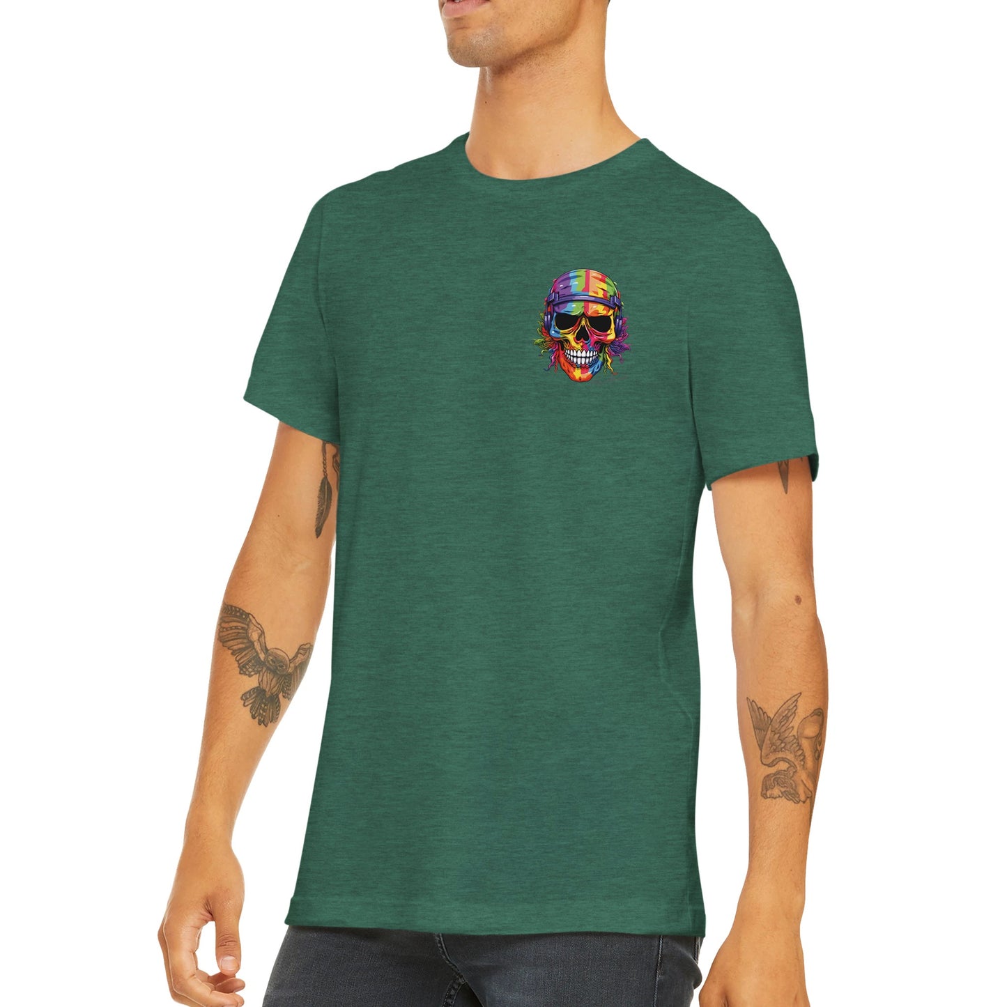 Duty Pride Bright Unisex Crewneck T-shirt Clothes by Tobey Alexander