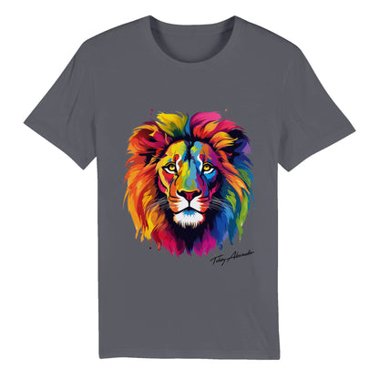 Roar with Pride: Lion Pride Organic Unisex Crewneck T-shirt 🦁🏳️‍🌈 Clothes By Tobey Alexander