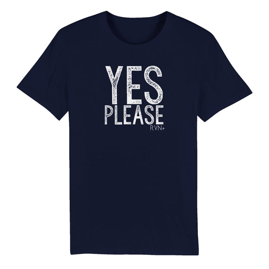 Yes Please! Fight the doubt - Organic Unisex Crew T-shirt Clothes by Tobey Alexander
