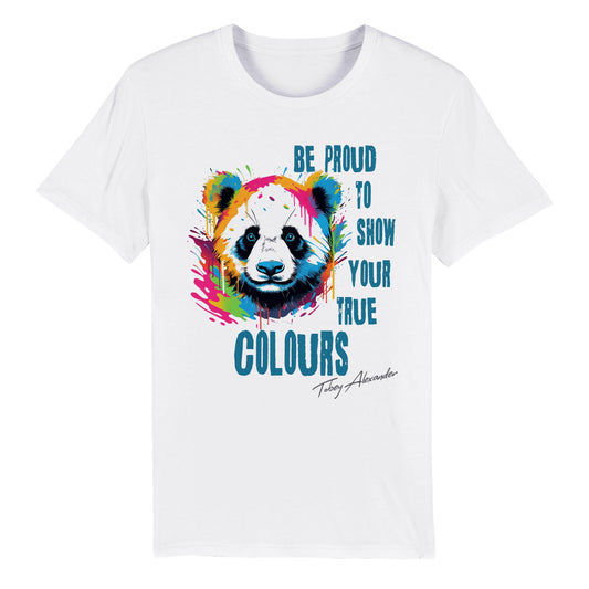 Embrace Your True Colors: True Colours Organic Unisex T-shirt Clothes By Tobey Alexander