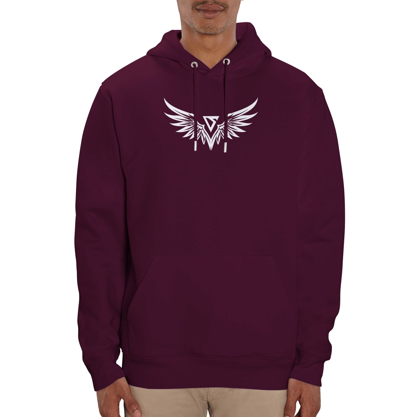 RVN Logo Unisex Organic Hoodie Clothes by Tobey Alexander