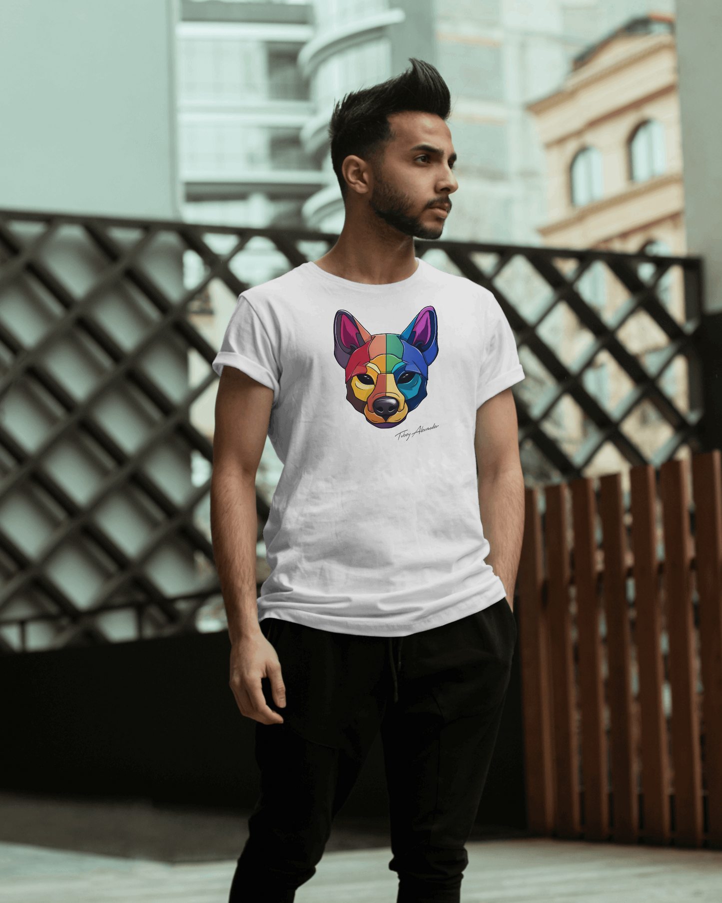 Unleash Your Inner Beast: Organic Unisex Crewneck T-shirt 🌈🦄 Clothes By Tobey Alexander