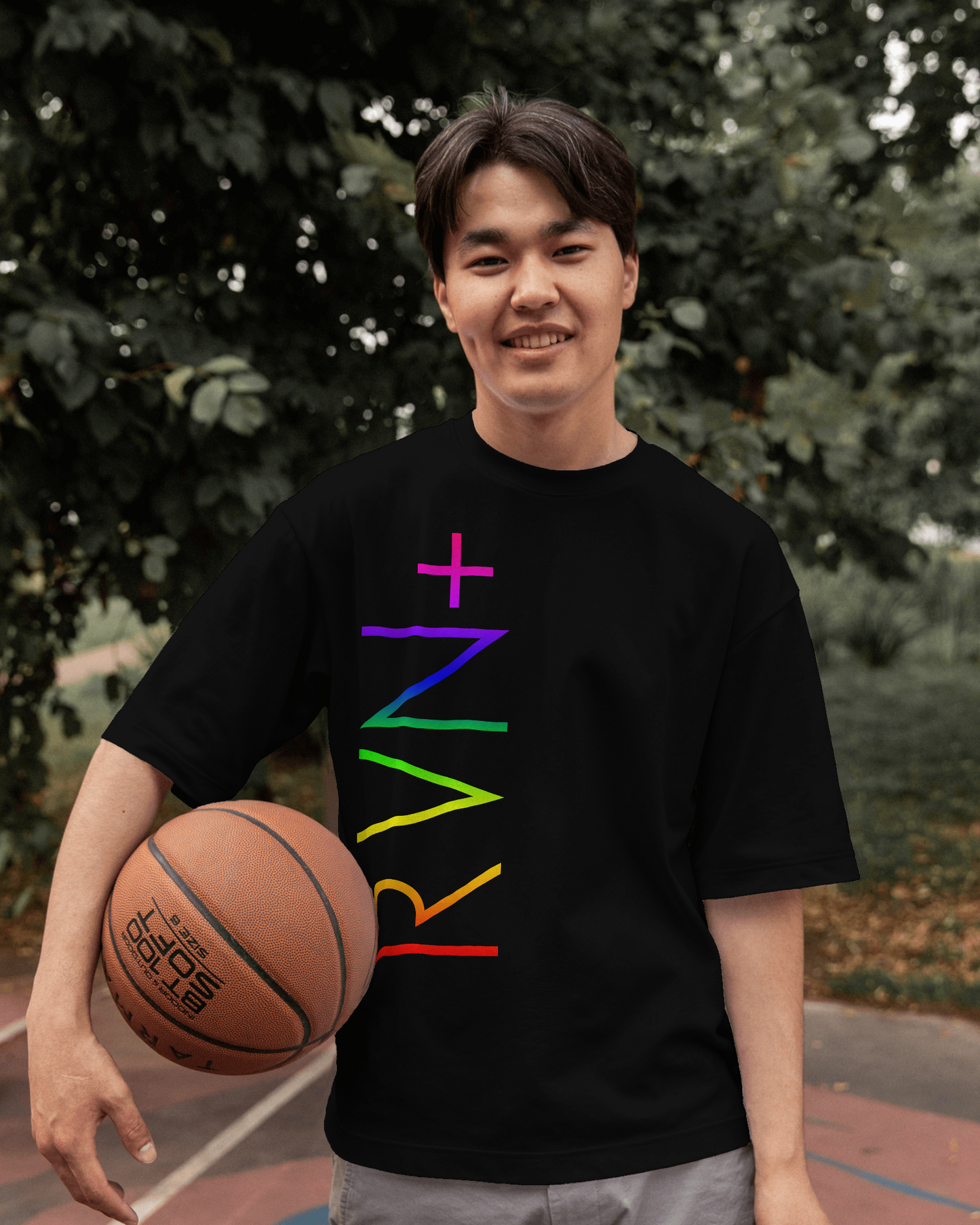 Unleash Your Wings: RVN Pride Rainbow Unisex Crewneck Tee Clothes By Tobey Alexander