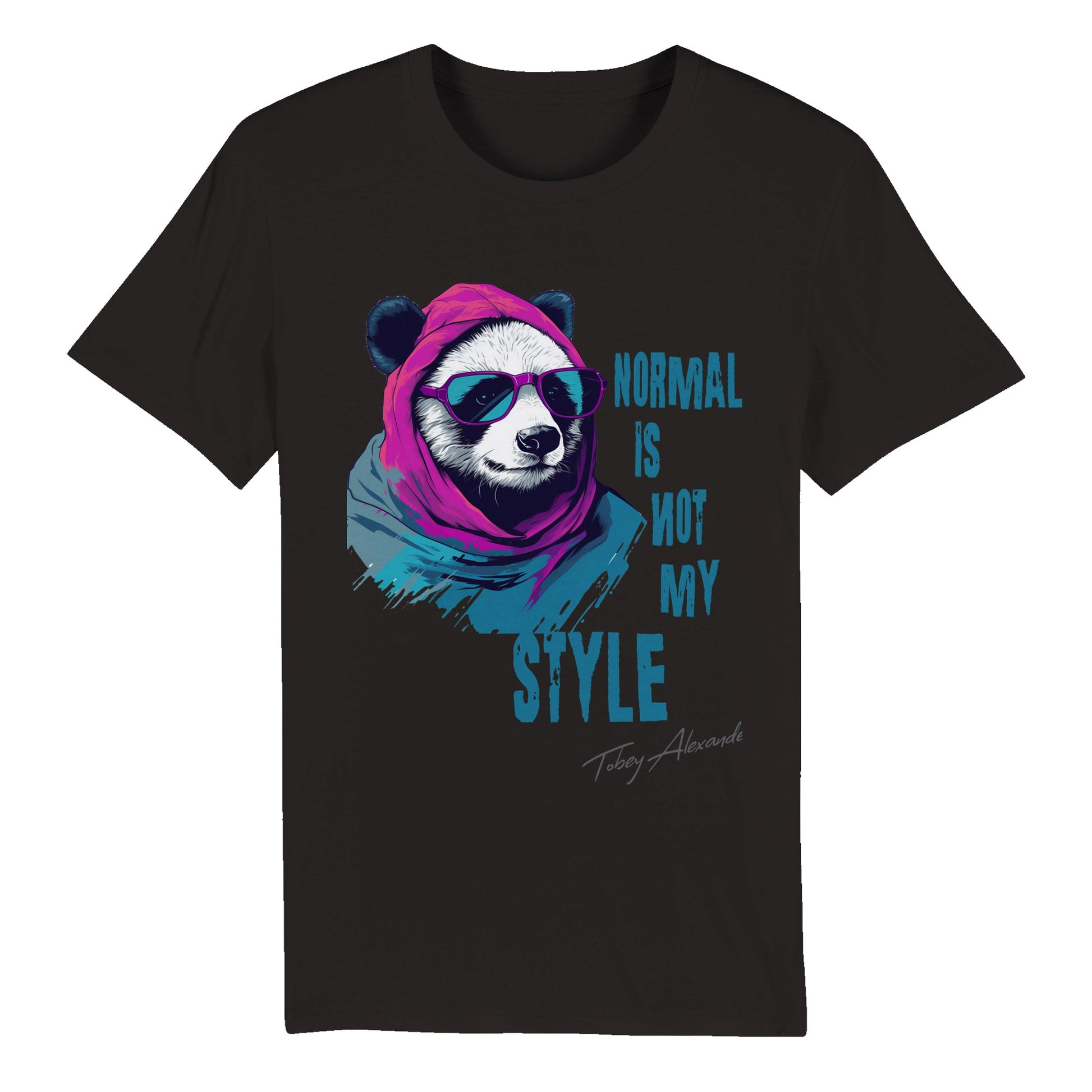 Defy Normalcy: 'Normal Is Not My Style' Organic Unisex Crewneck Tee Clothes By Tobey Alexander