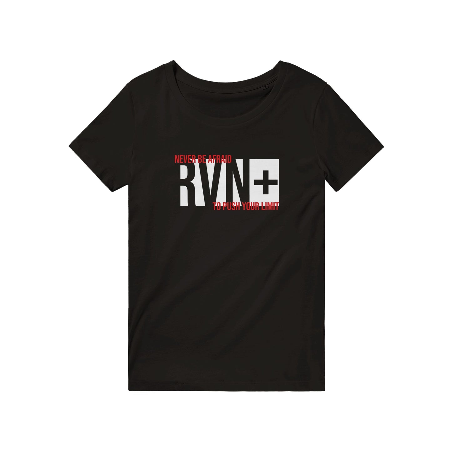 Elevate Your Limits with the RVN+ 'Push Your Limit' Minimalist Organic Tee!