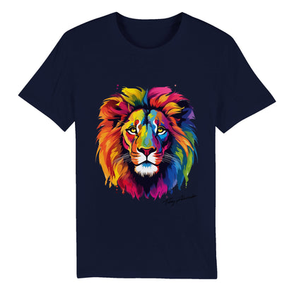 Roar with Pride: Lion Pride Organic Unisex Crewneck T-shirt 🦁🏳️‍🌈 Clothes By Tobey Alexander