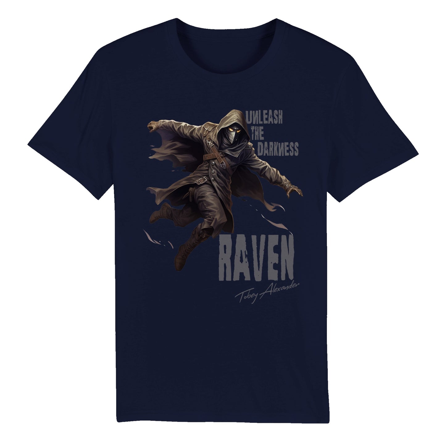 Unleash The Raven: Supernatural Style Tee 🦅✨ Clothes By Tobey Alexander