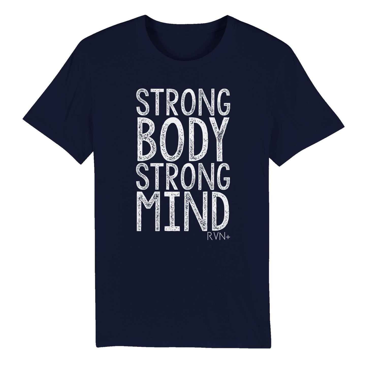 Strong Body, Strong Mind Organic Unisex Crewneck Tee Clothes by Tobey Alexander