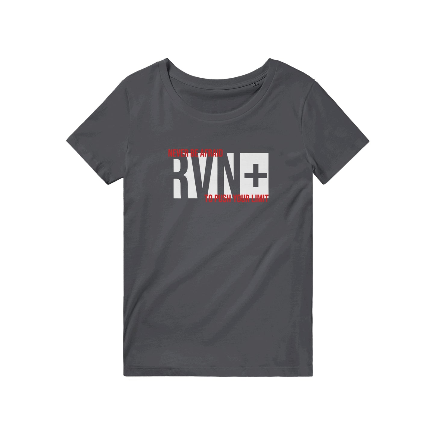 Elevate Your Limits with the RVN+ 'Push Your Limit' Minimalist Organic Tee!