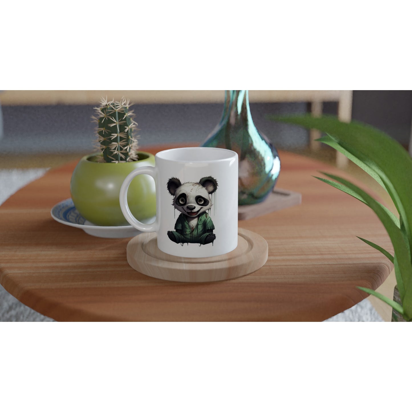 Unmask Your Mornings with the Exclusive Masking Panda 11oz Ceramic Mug