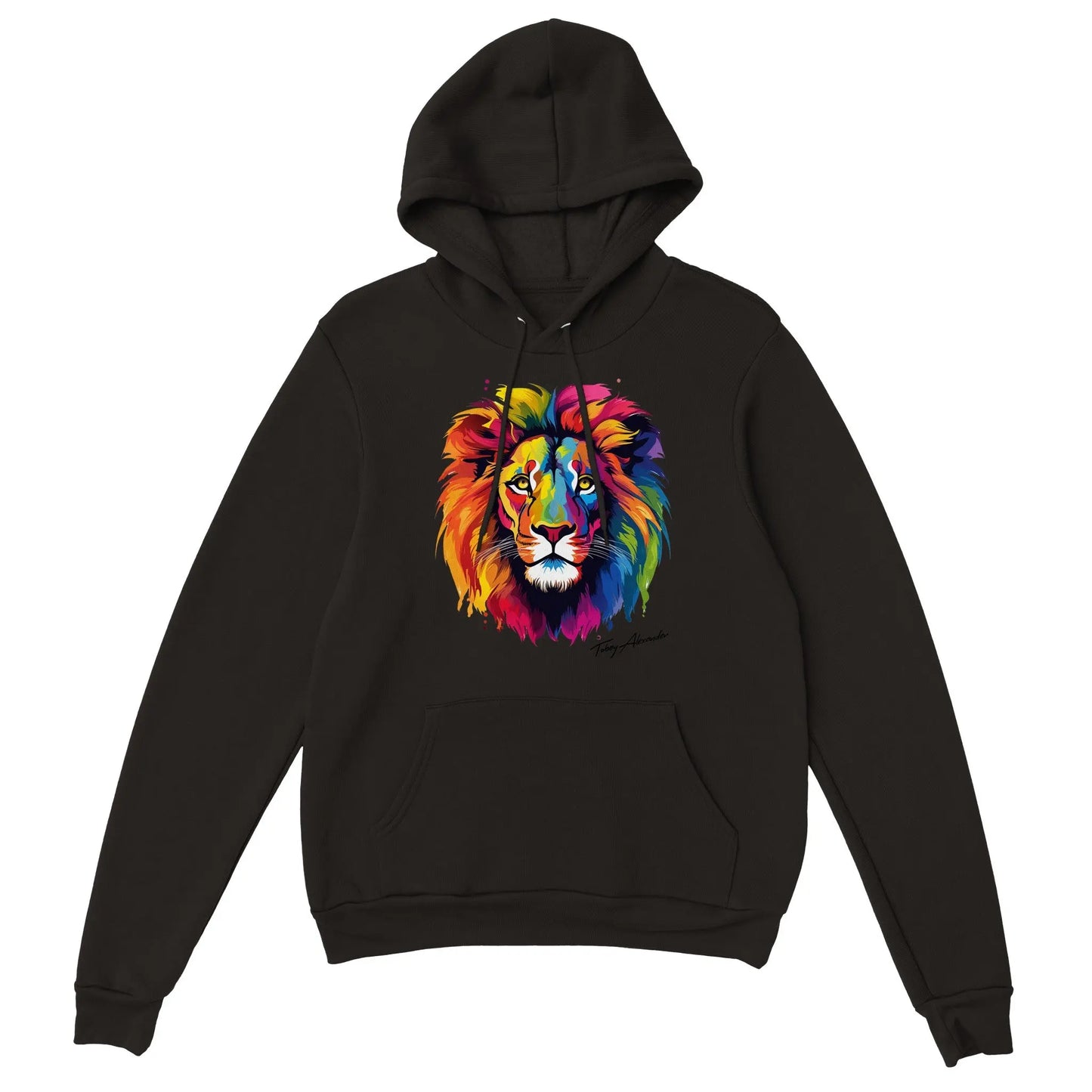 Roar with Pride: Lion Pride Premium Pullover Hoodie 🦁🏳️‍🌈