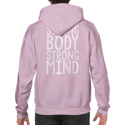 Strong Body, Strong Mind: RVN Logo Limited Edition Unisex Hoodie Clothes by Tobey Alexander