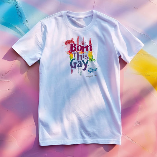 Born This Gay! Unisex Crewneck T-shirt Clothes By Tobey Alexander