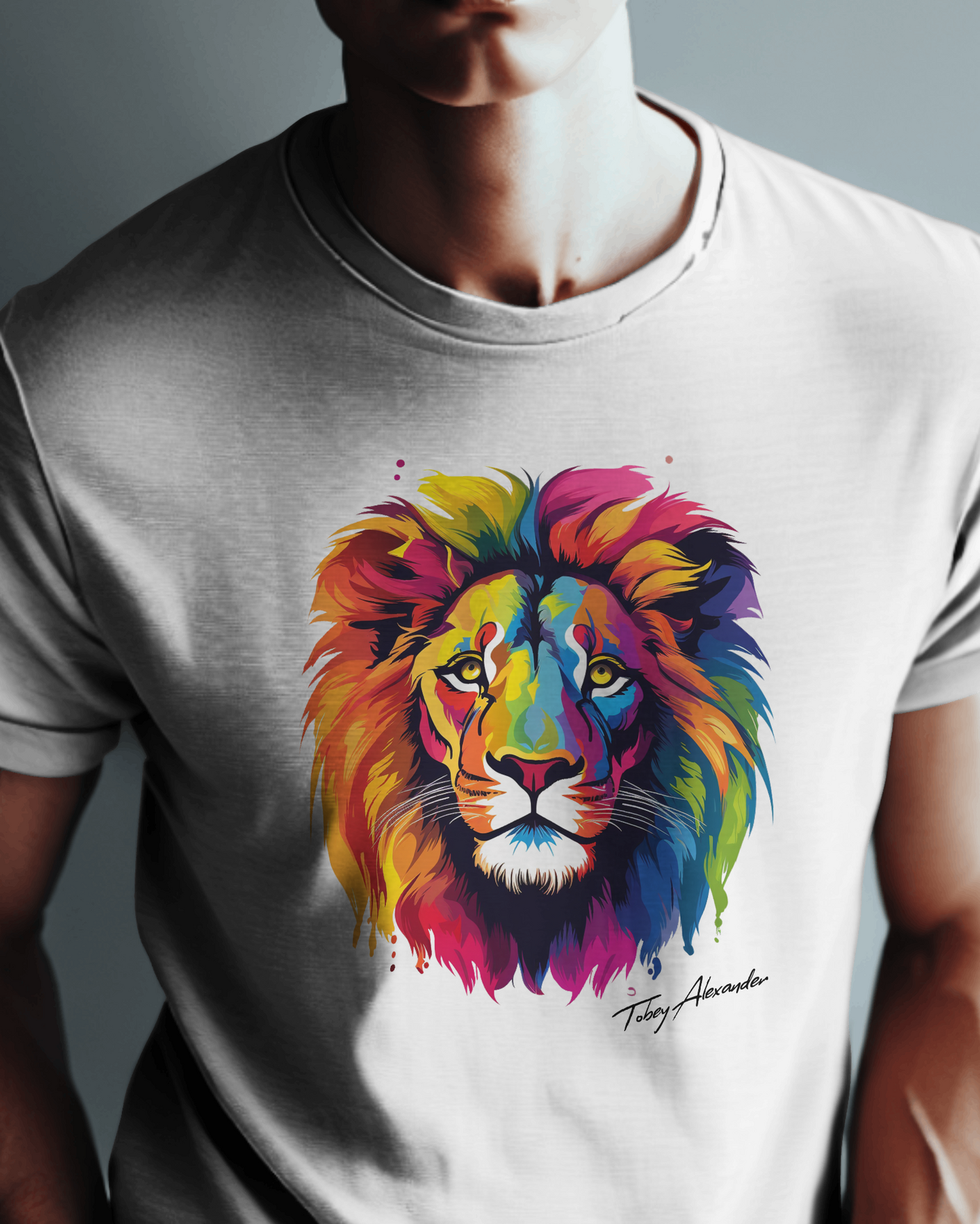 Roar with Pride: Lion Pride Organic Unisex Crewneck T-shirt 🦁🏳️‍🌈