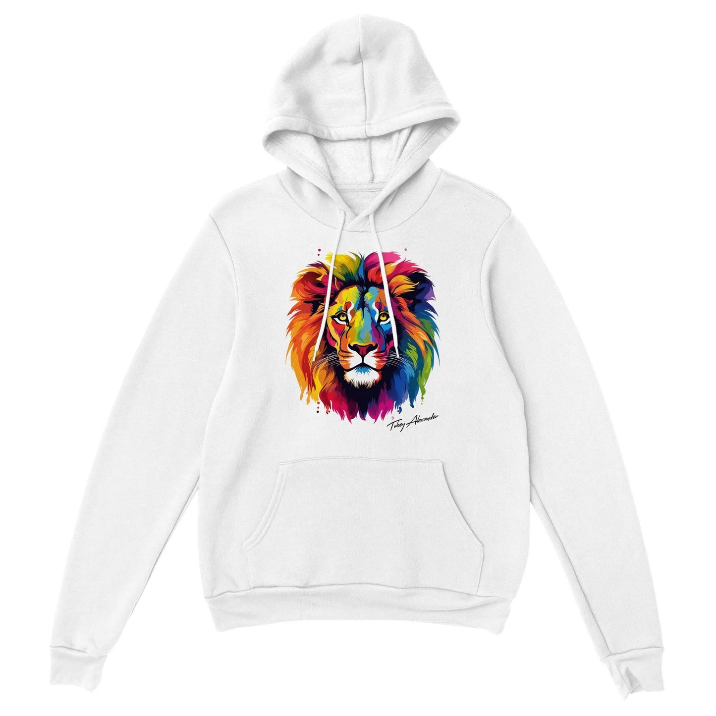Roar with Pride: Lion Pride Premium Pullover Hoodie 🦁🏳️‍🌈